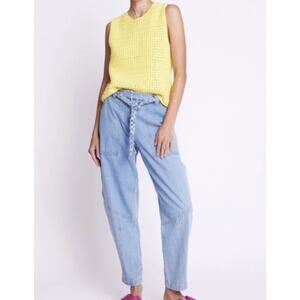 BERENICE ARCADIA Balloon cut jeans with braided waistband Size 36